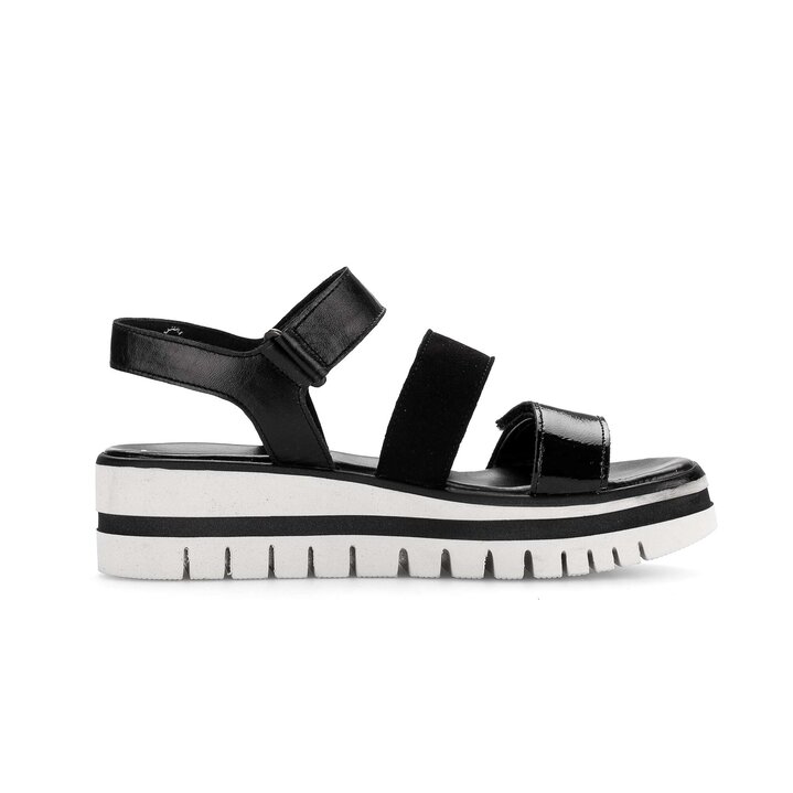 Platåsandaler svart #1