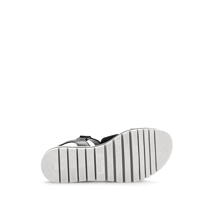 Platåsandaler svart #4