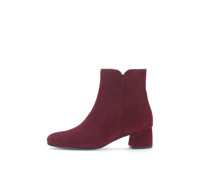 Elegante Stiefelette rot #0