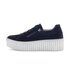 Lage sneaker blauw