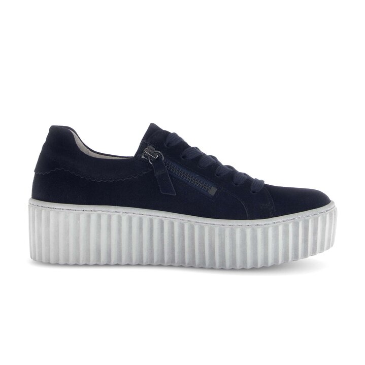 Lage sneaker blauw #1