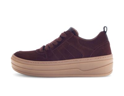 Sneakers basse rosso
