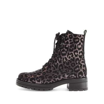 Stivaletto stringato nero