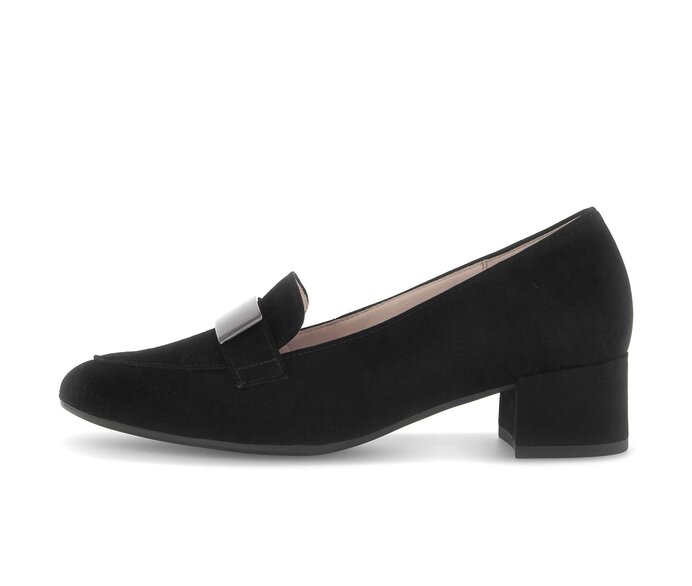 Hochfrontpumps schwarz #0