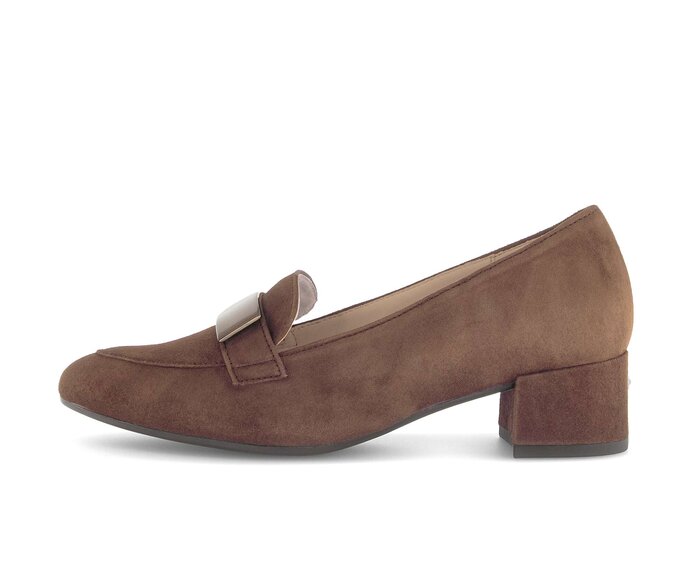 Hochfrontpumps braun #0