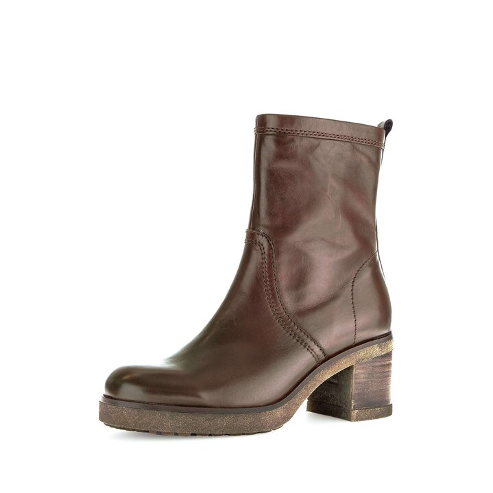 Stivaletto con plateau marrone #2