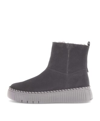 Winter enkellaarsje grijs