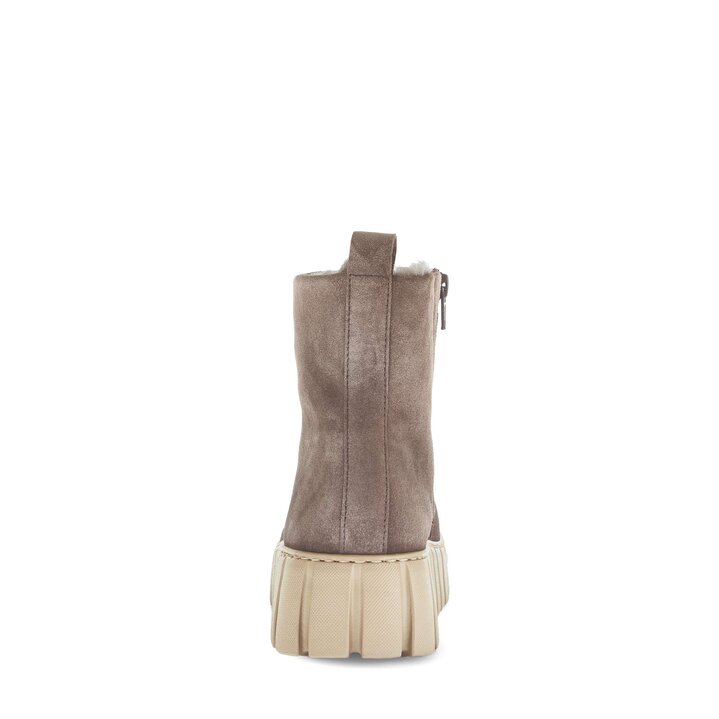 Enkellaarsjes op plateau bruin #3