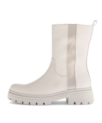 Sportliche Stiefelette creme