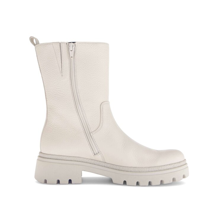 Sportliche Stiefelette creme #1