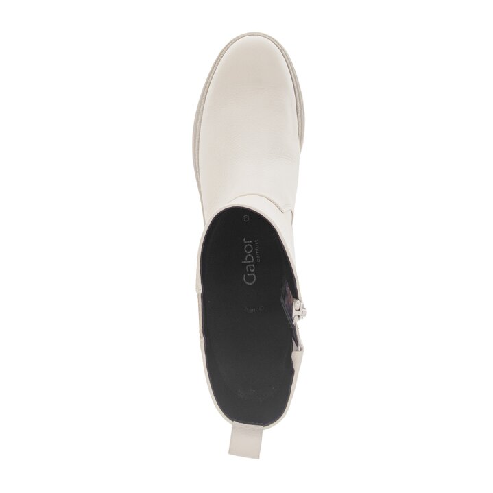 Sportliche Stiefelette creme #5