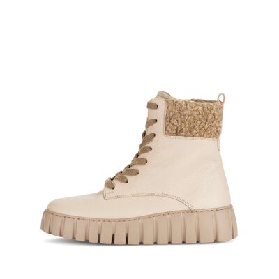 Plateau Stiefelette creme