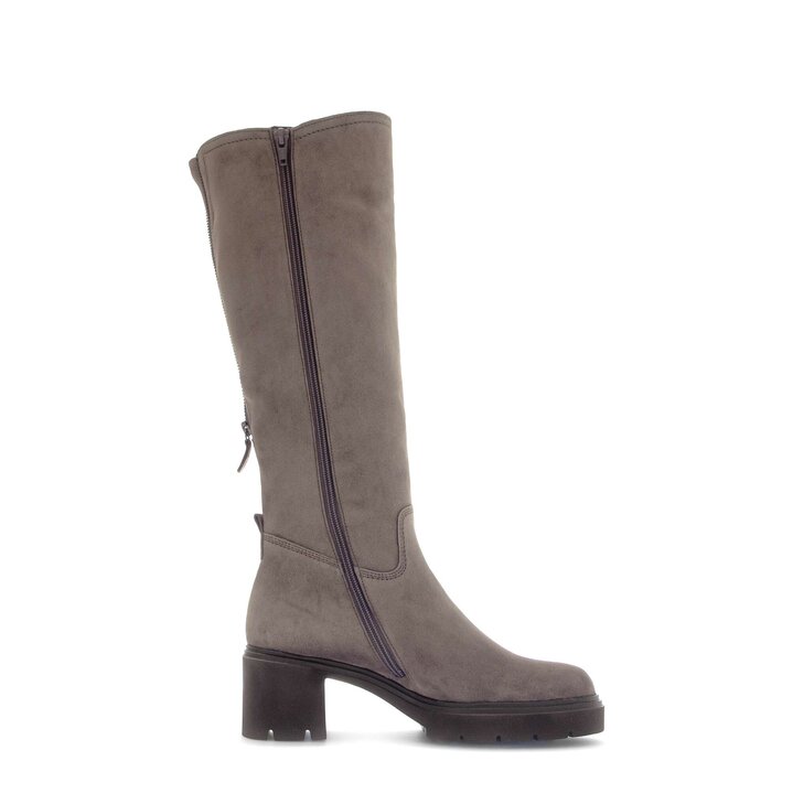 Stivali con plateau marrone #1