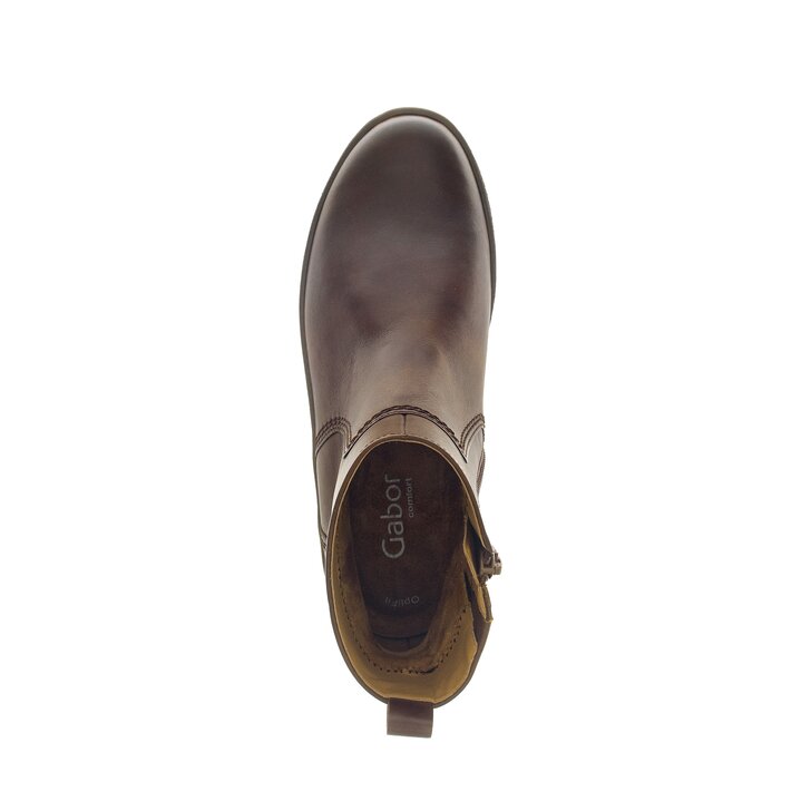 Sportliche Stiefelette braun #5