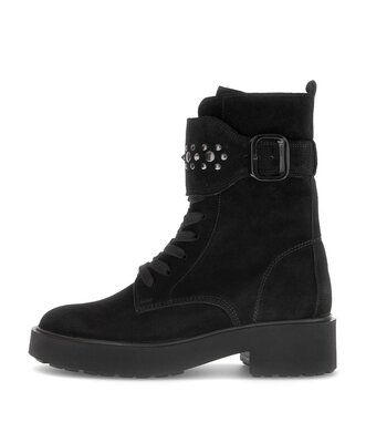 Schnürstiefelette schwarz