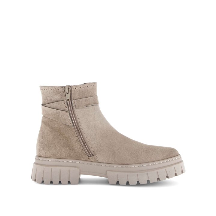 Sportliche Stiefelette beige #1