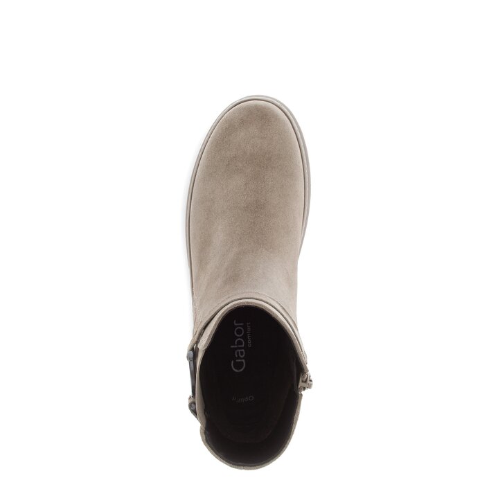 Sportliche Stiefelette beige #5