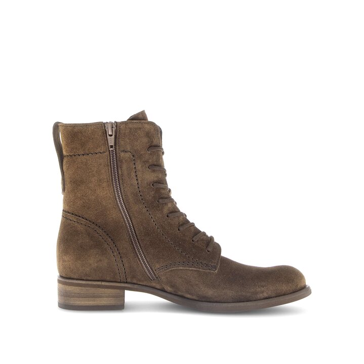 Schnürstiefelette braun #1