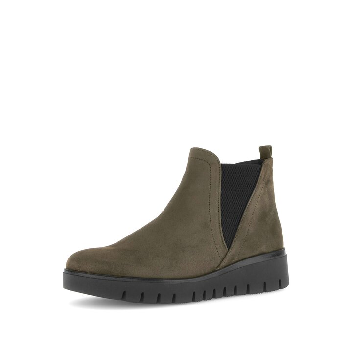 Chelsea boots grön #2
