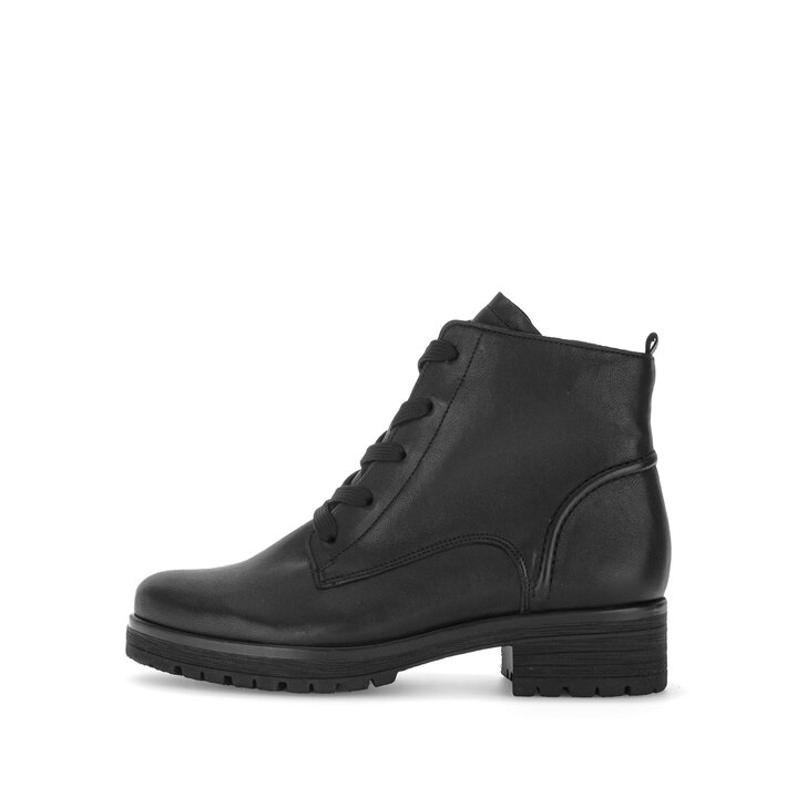 Schnürstiefelette schwarz #0