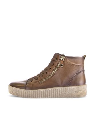 Sneaker high braun