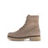 Schnürstiefelette beige