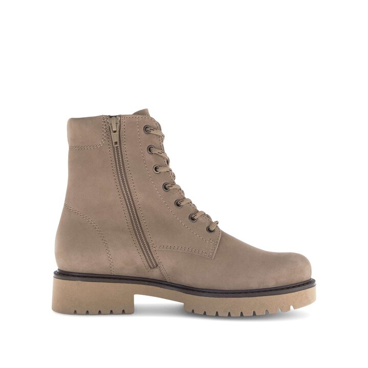 Schnürstiefelette beige #1