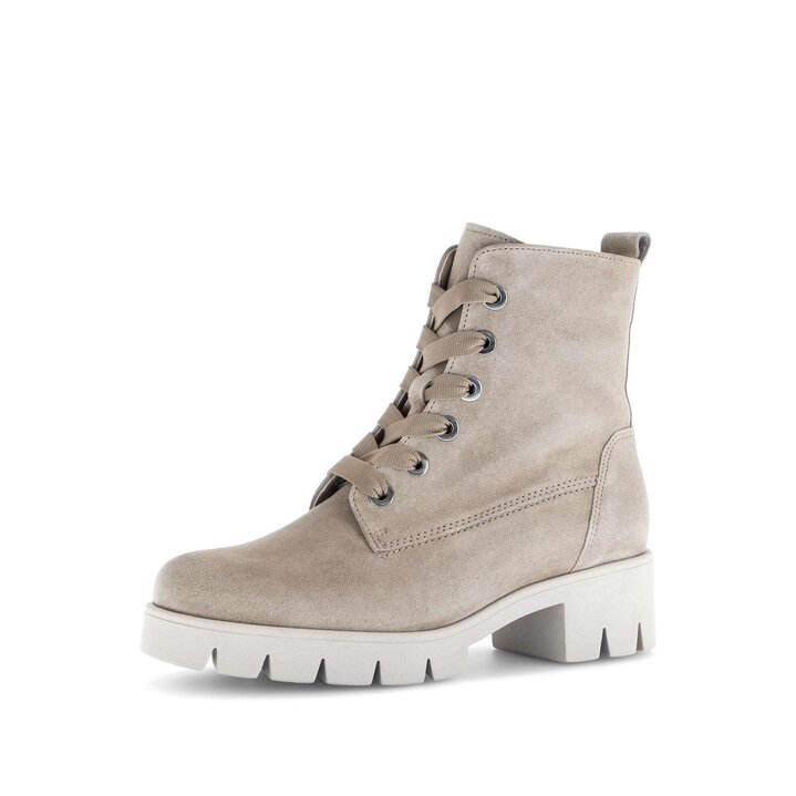 Schnürstiefelette beige #2