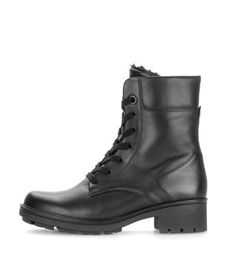 Schnürstiefelette schwarz