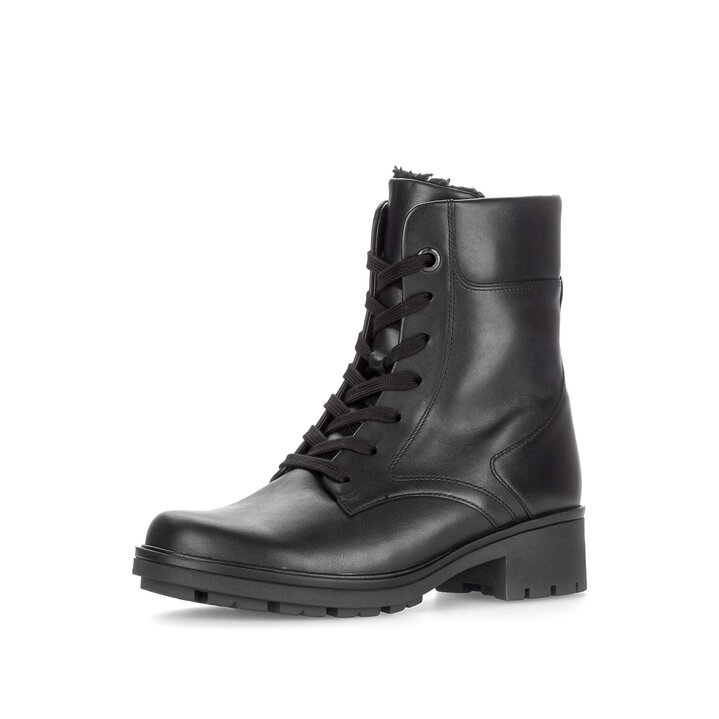 Schnürstiefelette schwarz #2