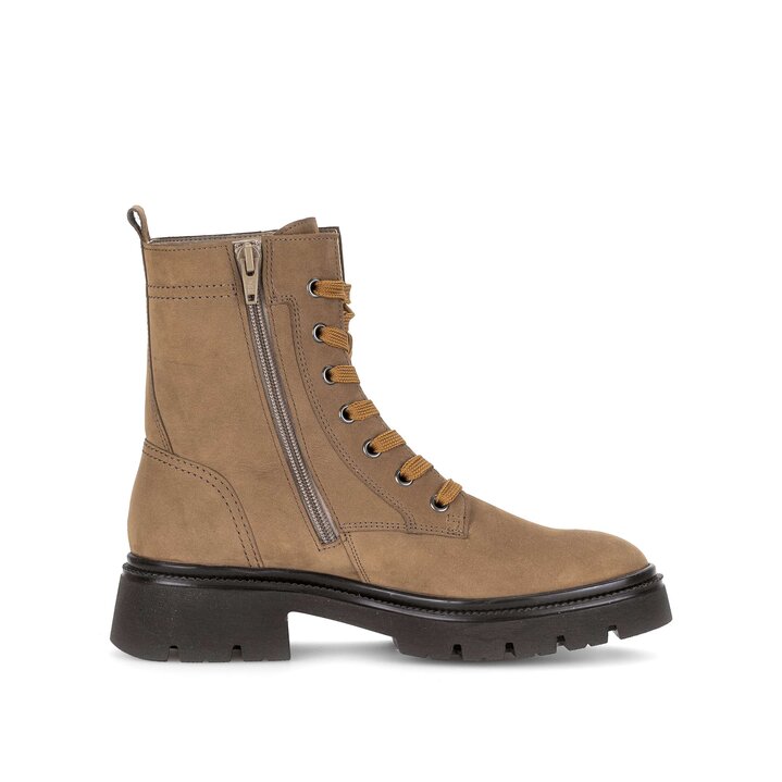 Enkellaarsjes met veter bruin #1