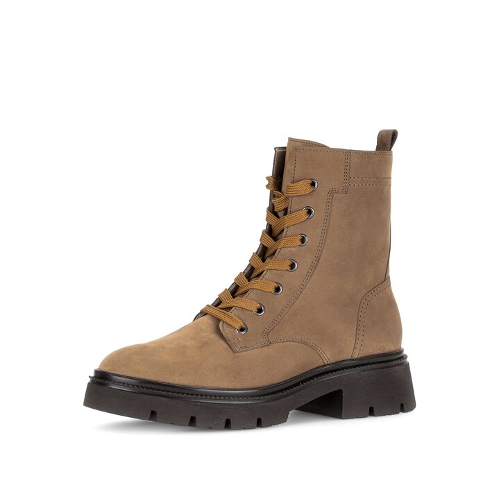 Enkellaarsjes met veter bruin #2