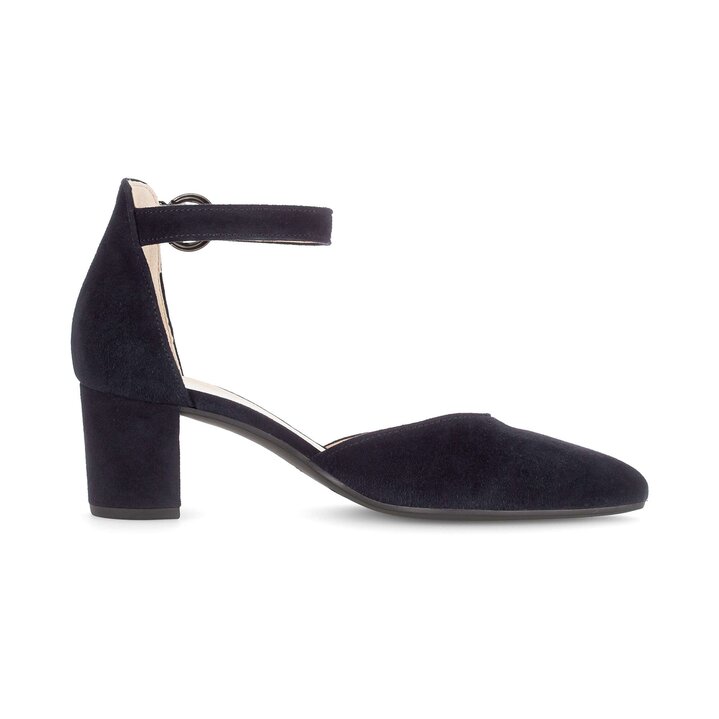 Spangenpumps blau #1