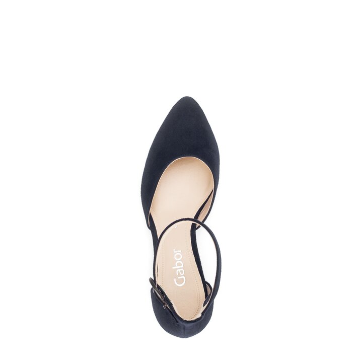Spangenpumps blau #5