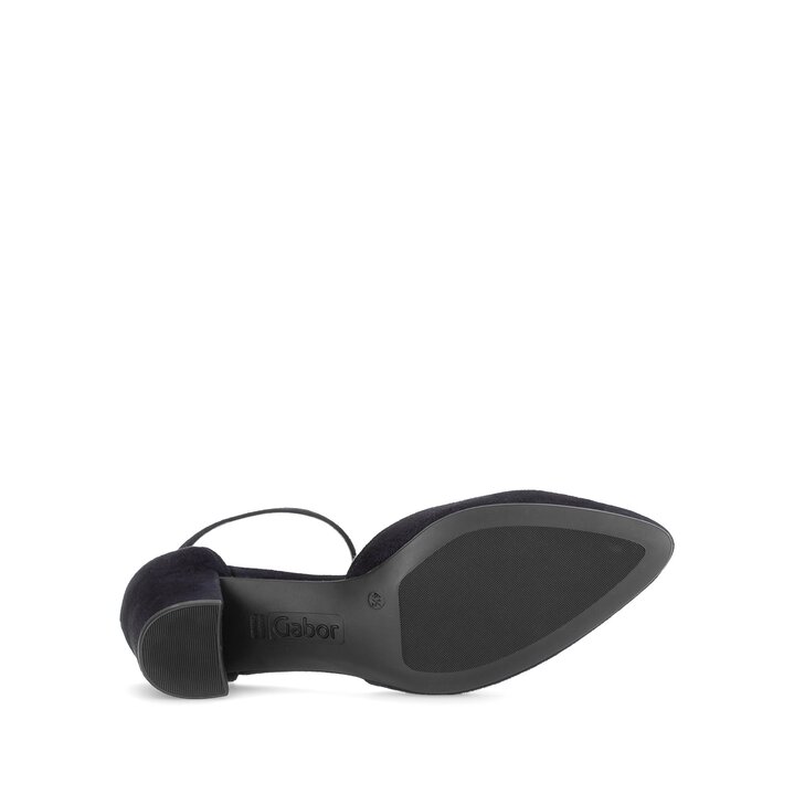 Spangenpumps blau #4