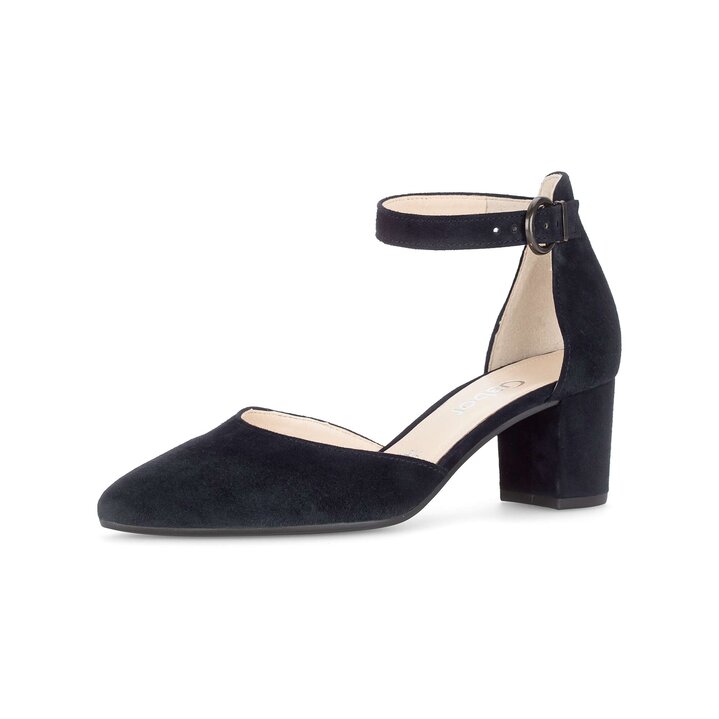 Spangenpumps blau #2