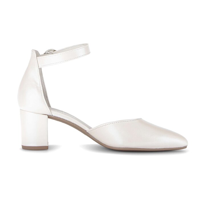 Spangenpumps weiß #1