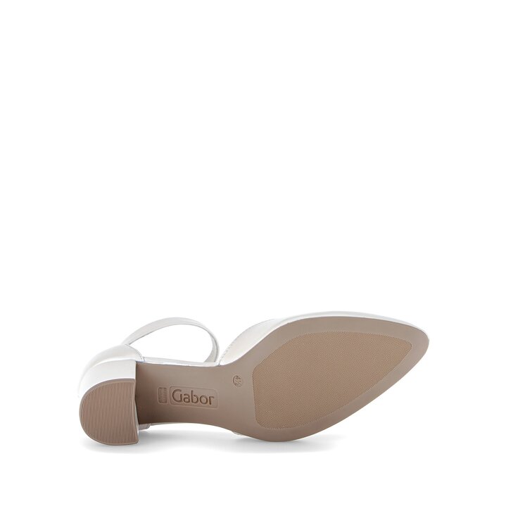 Spangenpumps weiß #4