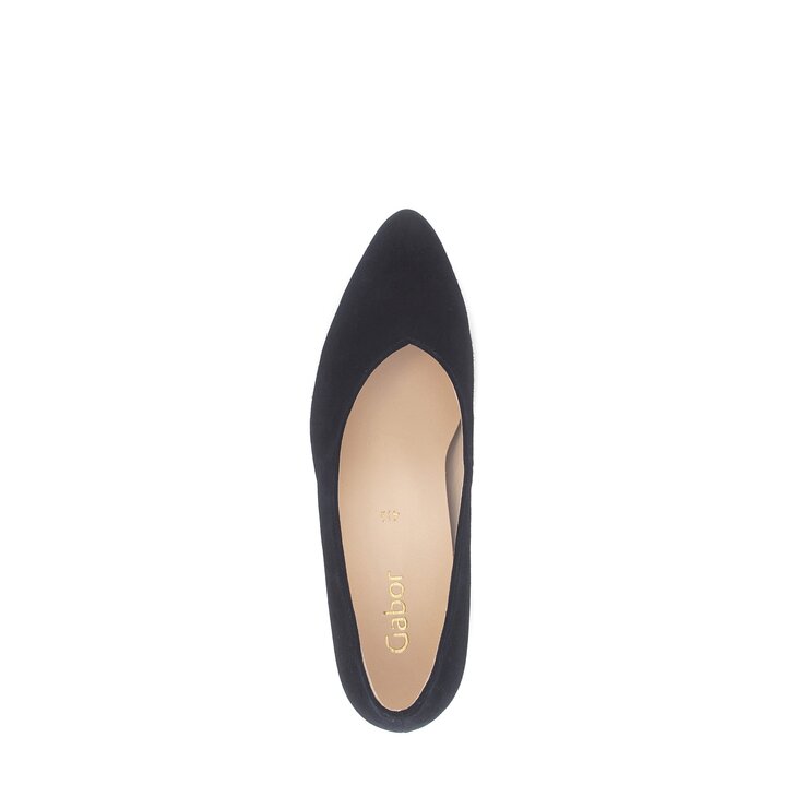 Elegante Pump blau #5