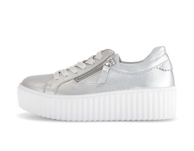 Sneaker low silber