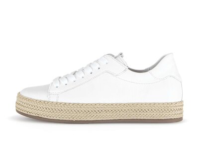 Lage sneaker wit