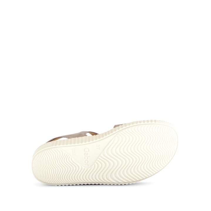 Sandalo con plateau beige #4