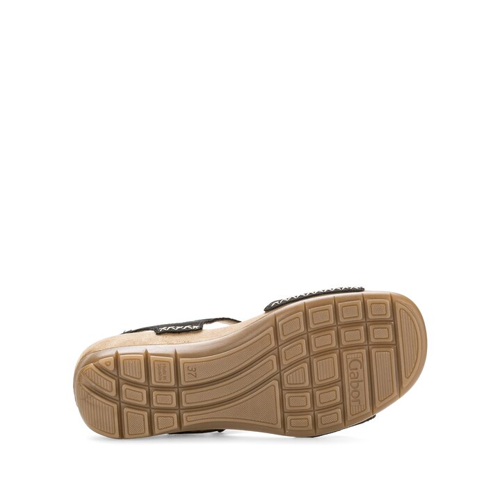 Sandaleno met sleehak zwart #4