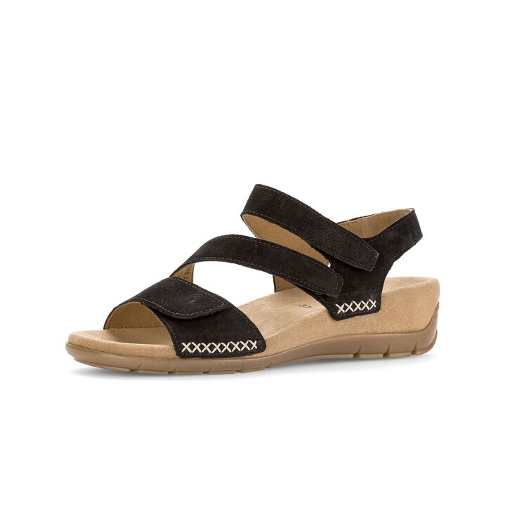 Sandaleno met sleehak zwart #2