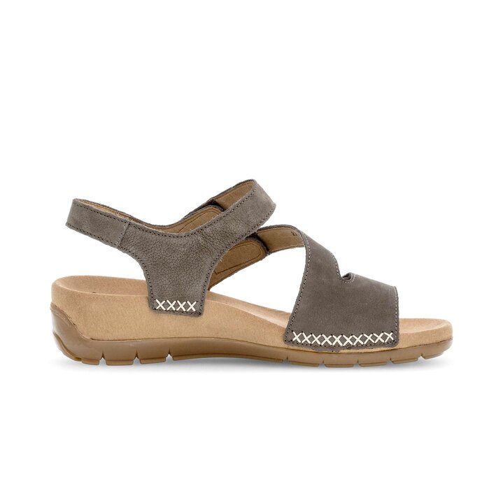 Keilsandalette braun #1