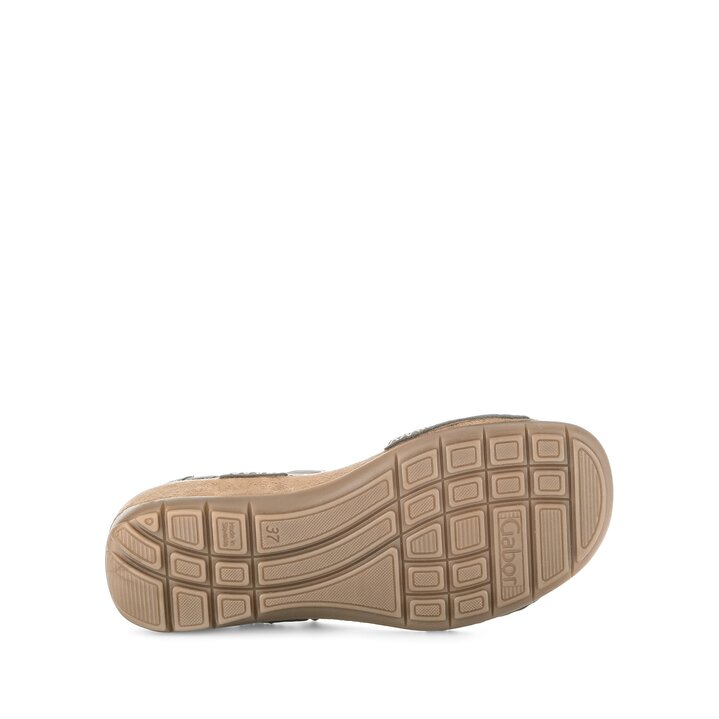 Keilsandalette braun #4