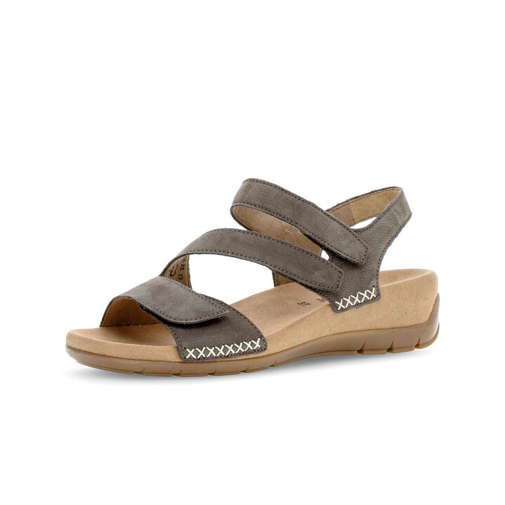 Keilsandalette braun #2