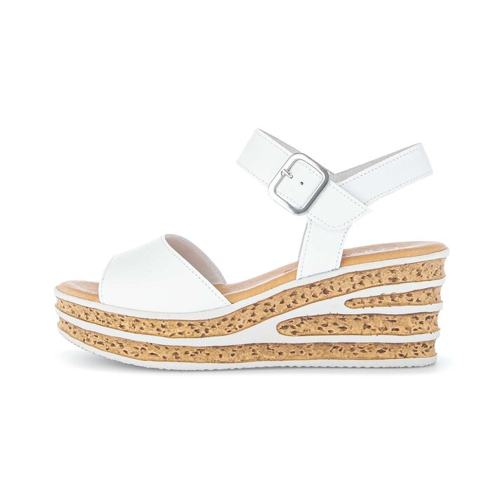 Keilsandalette weiß #0