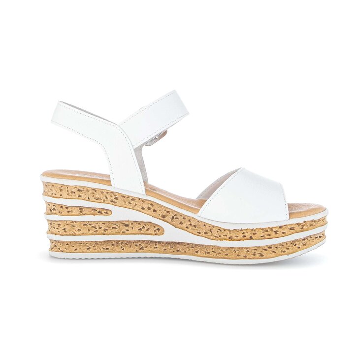 Keilsandalette weiß #1