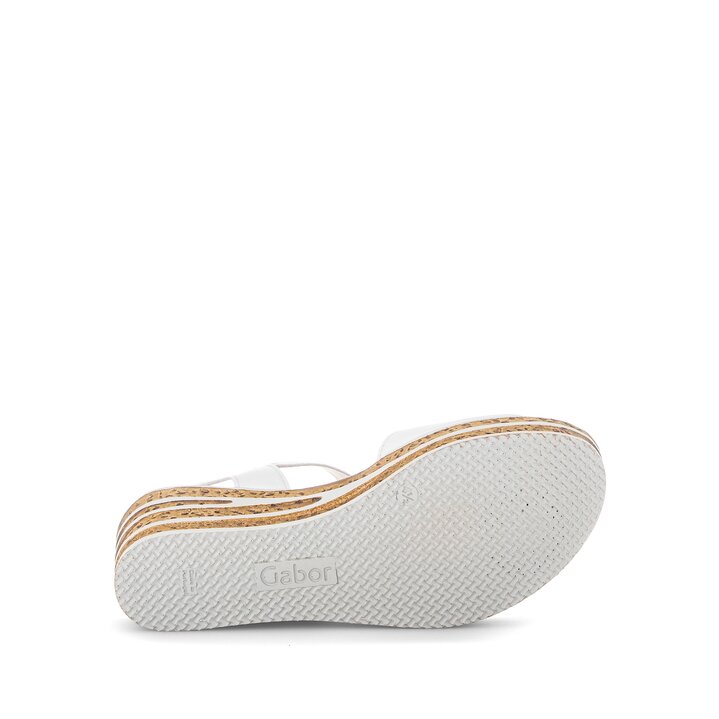 Keilsandalette weiß #4